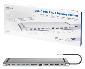 Dokovacia stanica USB-C 12 portov / Dokovacia stanica / USB 3.2 / PD (UA0411)