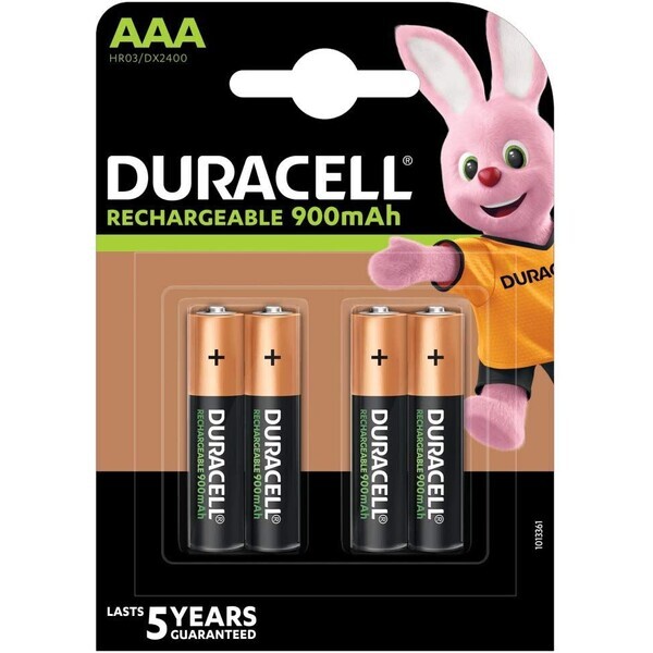 DURACELL - Nabíjací AAA 900mAh 4 ks (42412)