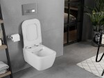 MEXEN/S - ELIS WC misa rimless + sedátko 39070100, biela 30910700