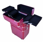 Aptel CA19E Kozmetický kufrík na kolieskach 3v1 61X36X25cm červená