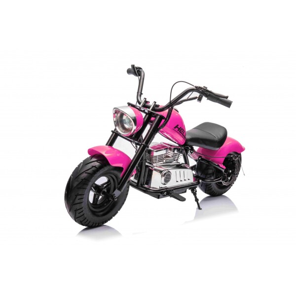 Mamido Detská elektrická motorka Chopper Warrior 36V ružová