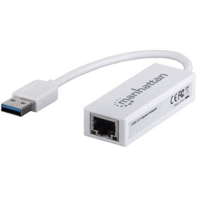 Manhattan Gigabit Ethernet Adapter sieťový adaptér 1 GBit/s USB 3.2 Gen 1 (USB 3.0); 506847