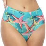 Dámske bikiny Sea stars brasil maxi Brazilian - JULIMEX tyrkysová XL