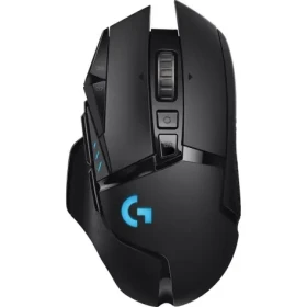 Logitech G502 Lightspeed / bezdrôtová herná myš / 16000 DPI / USB LIGHTSPEED prijímač / RGB Lightsync / čierna (910-005568)