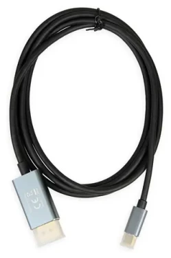 Ibox ITVCDP4K čierna / Kábel USB-C na DisplayPort / 4K 60 Hz / 1,8 m (ITVCDP4K)