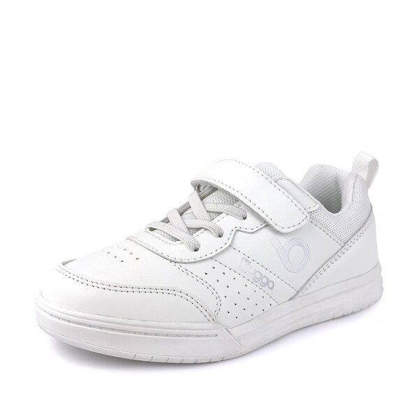 Detské outdoorové topánky na suchý zips Bugga ARIS White B00208-13 - 33