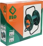 Flo Stojan na záhradnú hadicu 1/2" 60 m / Navijak na hadicu / Nohy z oceľovej rúrky / Plastové koncovky (TO-89331)