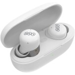 QCY T17 biela / BT slúchadlá do uší s mikrofónom / Bluetooth 5.1 / s dobíjacím boxom (T17 white)