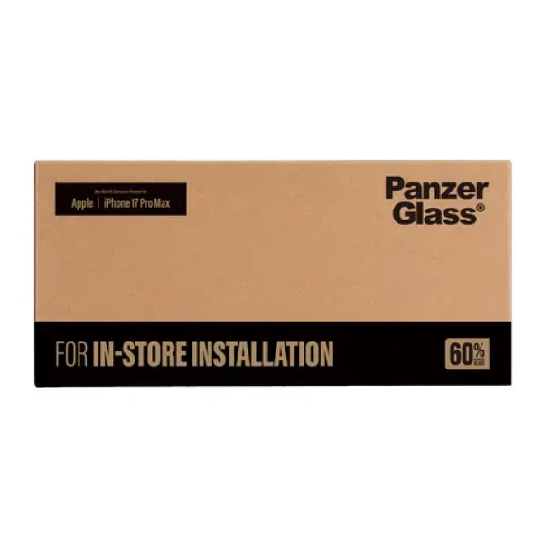 PanzerGlass Ultra-Wide FastFit iPhone 17/18 Pre Max / Ochranné sklo / Plne nalepovacie / 0,74 mm (PG43734)