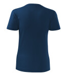 Klasické nové tričko midnight blue S