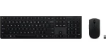 Lenovo Professional Wireless Rechargeable Combo čierna / Bezdrôtový set klávesnice a myši / CZ/SK / Bluetooth / 4000 DPI (4X31R64322)