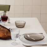Iittala Sklenený tanie Kastehelmi Ø 31,5 cm – Clear