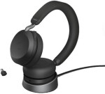 Jabra Evolve2 75 UC USB-C čierna + nabíjací stojan / mikrofón / ANC / USB-C (nabíjanie) / USB adaptér + Bluetooth (27599-989-889)