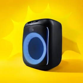 Niceboy PARTY Boom čierna / Prenosný bluetooth reproduktor / 80 W / 3.5 mm jack / USB / microSD / BT 5.3 (party-boom-80w)