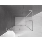 MEXEN/S - Velar L Duo sprchovací kút, posuvné dvere 90 x 80, transparent, chróm 871-090-080-02-03-01