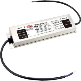 MEAN WELL ELG-200-48AB-3Y LED driver konštantné napätie 199.68 W 2.08 - 4.16 A 44.8 - 51.2 V/DC stmievací funkcie 3v1, montáž na nehorľavom povrchu, schválenie; ELG-200-48AB-3Y