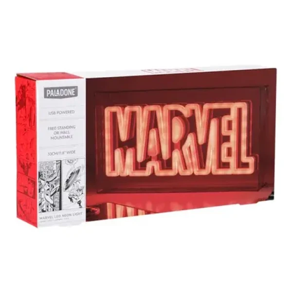 Paladone MARVEL LED Neon Light / Nástenná lampa / USB (474658)