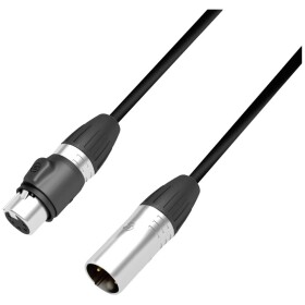 Adam Hall 4 STAR DGH 2000 IP65 DMX XLR prepojovací kábel [1x XLR zástrčka 5-pólová - 1x XLR zásuvka 5-pólová] 20 m čierna; K4DGH2000IP65