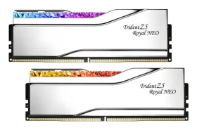 G.Skill Trident Z5 Neo RGB strieborná 32GB (2x16GB) 8000MHz / DDR5 / CL38-48-48-128 / 1.45V / XMP 3.0 / EXPO (F5-8000J3848H16GX2-TR5NS)