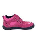 Dievčenské celoročné barefoot topánky Protetika BANET FUXIA - 32