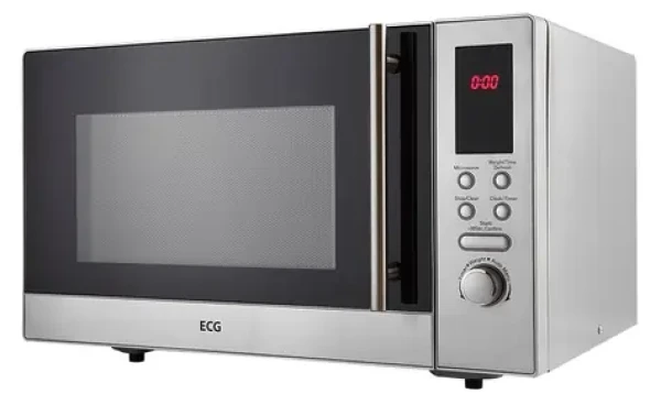ECG MTD 231 S strieborná / Mikrovlnná rúra / 800 W / 23 L / 5 úrovní ohrevu / 8 programov (310510954958)