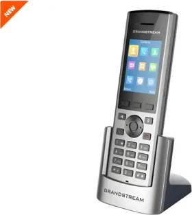 Grandstream DP730 strieborná-čierna / DECT slúchadlo / 2,4 "farebný displej / 2x SIP účet / Bluetooth / HAC (DP730)