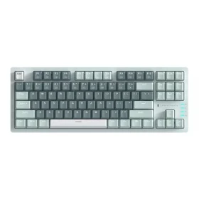 Thunderobot K87 zelená / herná klávesnica / mechanická / Red Switches / podsvietená / USB / 1.5m (JM03NQ002)