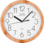 JVD Nástěnné hodiny plynulým chodem H612 Brown