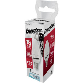 Energizer S9418 LED Sviečka žiarovka 5.9W / Pätica E14 / 2700K / 470 lm (S9418)