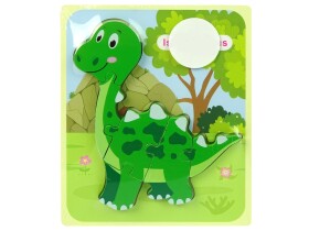 Mamido Drevené puzzle pre najmenších dinosaurus