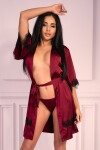 Dámsky župan LivCo Corsetti Fashion Housecoat Claret