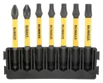 DeWalt sada predĺžených bitov 7 ks / Bity / 57 mm / PH2, PZ2, T20, T25, T30 (DT70820)