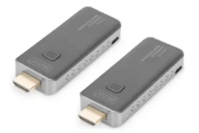 Digitus DS-55318 čierna / Bezdrôtový HDMI extender / dosah 50 m / Full HD 60Hz / Wi-Fi 5 GHz / WPA2 (DS-55318)