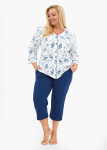 Cornette 162/446 Kristin 2 3/4 3XL-5XL dámske pyžamo bez zipsu ecru 3xl