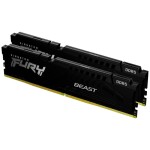 Kingston Fury Beast Black 64GB (2x 32GB) DDR5 6000MHz / CL30 / DIMM / On-Die ECC / XMP / 1.35V (KF560C30BBK2-64)