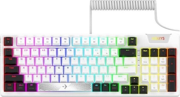 AQIRYS AQIRYS Klawiatura mechaniczna 96%/95 klawiszy przewodowa ADARA white/black