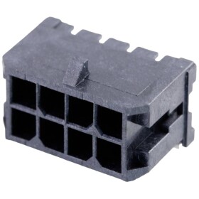 Molex vstavaná pinová lišta (štandardná) Počet pólov 8 Raster (rozteč): 3.00 mm 430450808 1 ks Tape on Full reel; 430450808
