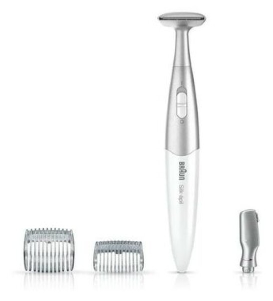 Braun FG1100 / Zastrihávač / Dámsky / Suché holenie / 1x AAA batéria / biely (FG1100 White)