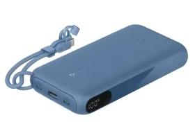 Belkin BOOST CHARGE PowerBanka 20000mAh modrá / 20W PD / USB-C / displej (BPB028hqBL)