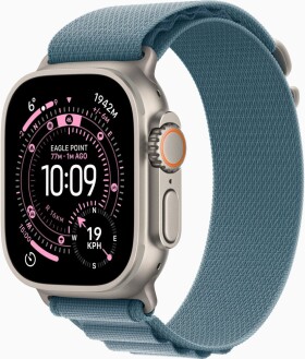 Apple Watch Ultra 3 GPS + Cellular 49mm Natural Titanium / Alpine Loop L blue