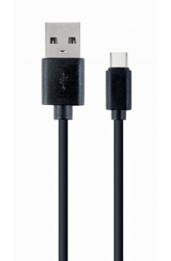 Gembird USB 2.0 A (M) - USB-C (M) kábel / 1m / čierny (CC-USB2-AMCM-1M)