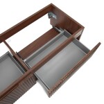 Kúpeľňová skrinka s doskou z umelého kameňa SAT Evolution 118x30x44, 8 cm orech mat SATEVO120NATK SATEVO120NATK