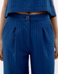 Thinking MU Cobalt Seersucker Manolity Pants BLUE 36