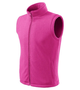 Next Fleecová vesta unisex fuchsiovo červená 2XL
