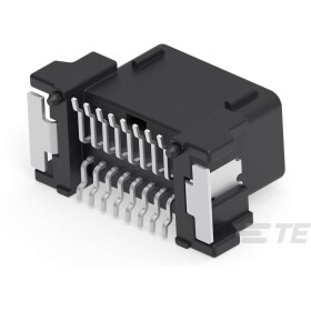 TE Connectivity Konektor pre dosku plošných spojov Počet pólov 16 Raster (rozteč): 2.2 mm 1717396-2 1 ks Tube; 1717396-2