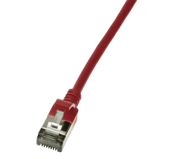 LogiLink červená / Patch kábel / CAT6 / SLIM / U/FTP / 0,3 m (CQ9014S)