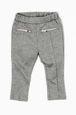 Legíny dievčenské jazdecké, s vreckami na zips, Minoti, SHADES 11, šedá - 68/80 | 6-12m