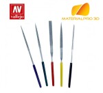 Vallejo T03002 Set - 5 diamantových pilníkov s rukoväťou