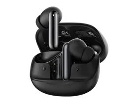 QCY MeloBuds HT12 čierna / Bezdrôtové slúchadlá s mikrofónom / TWS / ANC / Bluetooth 5.4 / IPX4 / dobíjací box (HT12 black)
