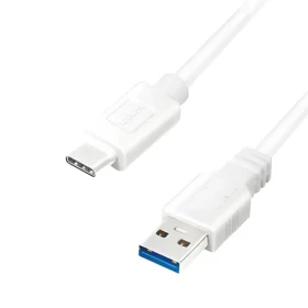 LogiLink kábel USB-A - USB-C biela / Kábel / USB 3.2 Gen1 / 5 Gbit/s / 1,5 m (CU0175)